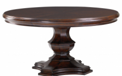 Round Pedestal Dining Tables with One Leaf