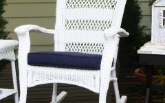 Top 15 of Outdoor Wicker Rocking Chairs