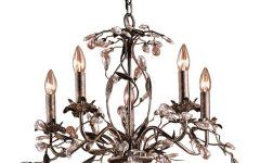 2024 Popular Hesse 5 Light Candle-style Chandeliers