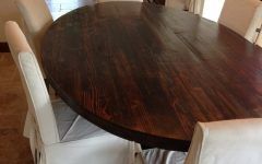 Oval Reclaimed Wood Dining Tables