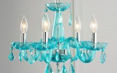  Best 10+ of Turquoise Blue Glass Chandeliers