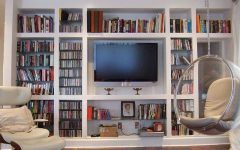2024 Popular Tv in Bookcases