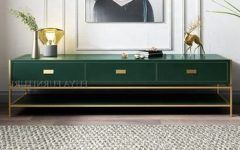 Satin Gold Tv Stands