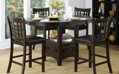 25 Ideas of Nakano Counter Height Pedestal Dining Tables