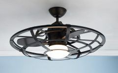 The 15 Best Collection of Outdoor Caged Ceiling Fans with Light