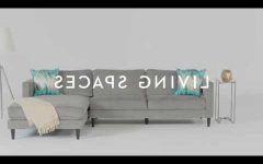 15 Collection of Cosmos Grey 2 Piece Sectionals with Laf Chaise