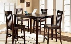 2024 Latest Hyland 5 Piece Counter Sets with Bench