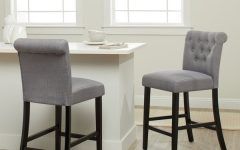 Laurent 7 Piece Counter Sets with Wood Counterstools