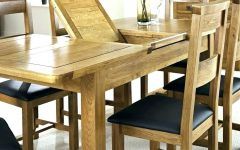 2024 Popular Oak Extending Dining Tables and Chairs
