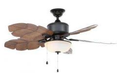 Outdoor Ceiling Fans Flush Mount with Light