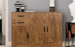 10 Collection of Rustic Walnut Sideboards
