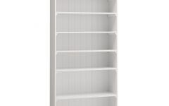White Bookcases with Doors