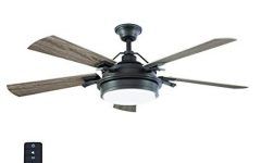 Indoor Outdoor Ceiling Fans with Lights and Remote