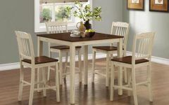 White Counter Height Dining Tables