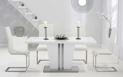 2024 Best of White High Gloss Dining Tables