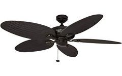 15 Best Collection of Wicker Outdoor Ceiling Fans with Lights
