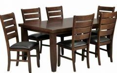 20 Photos Bradford 7 Piece Dining Sets with Bardstown Side Chairs