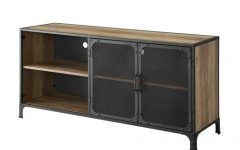 2024 Latest Urban Rustic Tv Stands