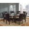 Caden 5 Piece Round Dining Sets with Upholstered Side Chairs
